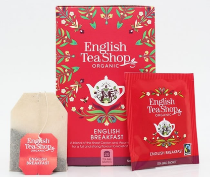 English Tea Shop Organic English Breakfast Tea 20 Teabags